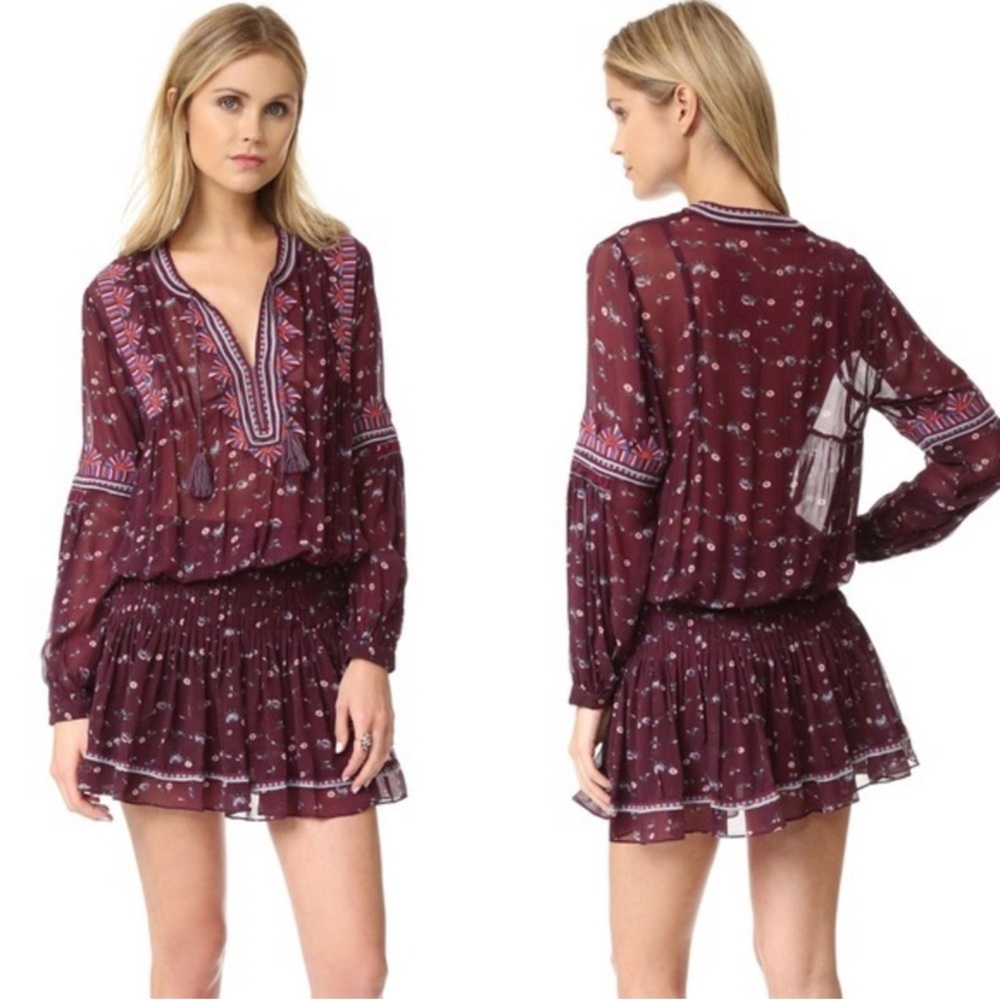 Ulla Johnson Gita Floral Silk Dress | 4 - Picture 1 of 9